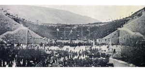 Athén, 1896: Az első modern kori olimpia első napja a Panatenaikosz staidonban (Fotó: Wikimédia)