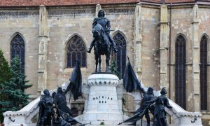 A kolozsvári Mátyás király emlékmű – Fadrusz János alkotása, 1902 (Fotó: Szappanos Veronika/SZMSZ)