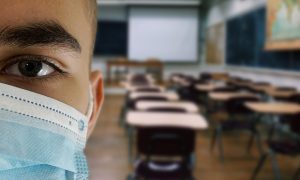 Diák maszkban Fotó: Pixabay
