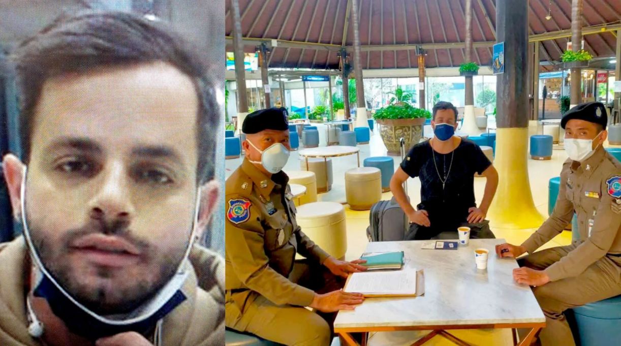 AZ izraeli Ohad Baruch, akire minden bizonnyal kitoloncolás vár Thaiföldről (Fotó: BKK Post)