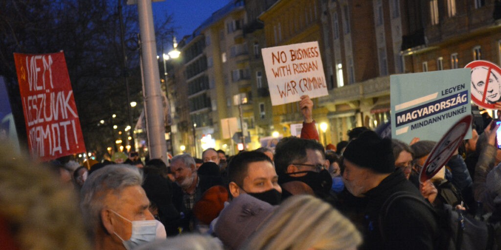 Tüntetés Putyin ellen az ellenzék szervezésében