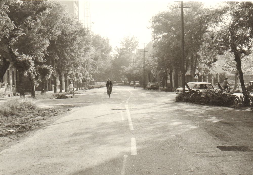 A zentai Petar Drapšin tábornok (ma: Posta) utca 1985 májusában