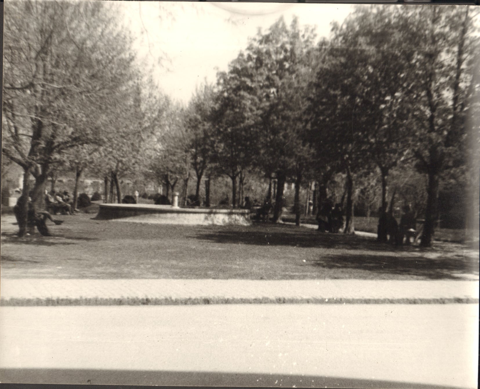 A zentai szökőkút az 1960-as években