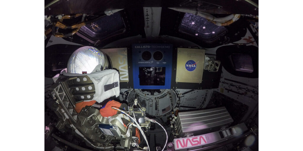 Az űrhajó belülről (Fotó: NASA)