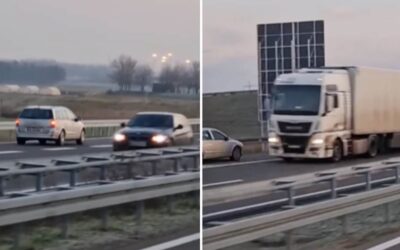 Forgalommal szemben hajtott az autópályán Horgosnál