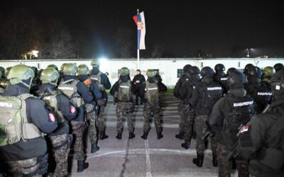 Gašić: A belügyminisztérium minden kapacitásának harckészültségét megemeltük (Fotó+Videó)