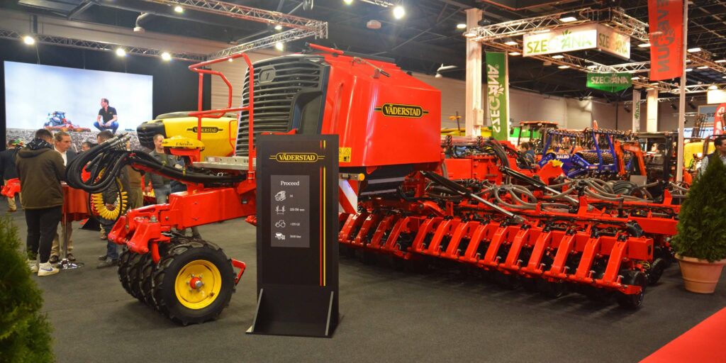 A Väderstad legújabb vetőgépe különdíjas lett idén (Fotó: Szappanos Veronika/SZMSZ)