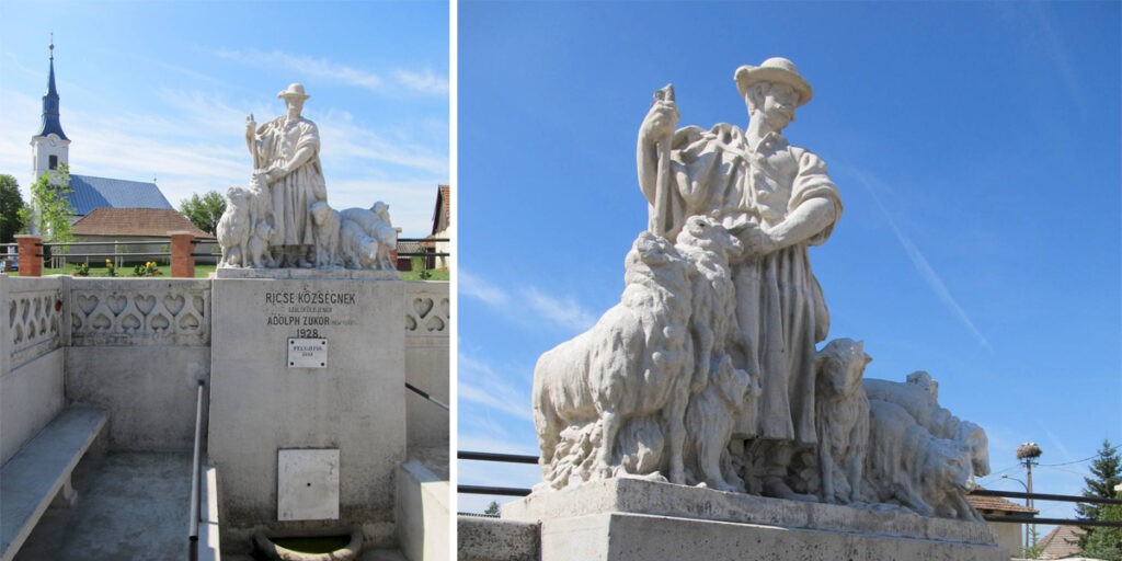 A ricsei Juhász-kút, alkotója Gárdos Aladár, 1928, (Fotó: Köztérkép)