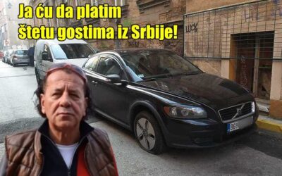 Egy vendéglős kifizette a szerbiai autósok kárát Szarajevóban