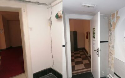 Elkezdték az újvidéki Báni palota épületében okozott károk szanálását