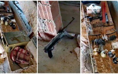 Rengeteg fegyvert találtak a rendőrök a tettesnél Puskák, lőszerek és még gránátok is voltak az épületben
