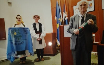 Becsületérem Kastori Rudolf akadémikusnak az újvidéki Ökológiai Mozgalomtól