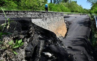 Megnyílt a föld Horvátországban