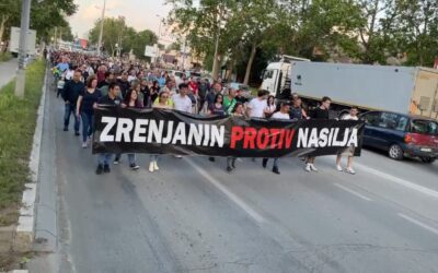 Nagybecskerek másodszor tüntetett az erőszak ellen