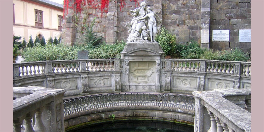 A Duna állítólagos forrása Donaueschingenben (Fotó: Wikipedia)