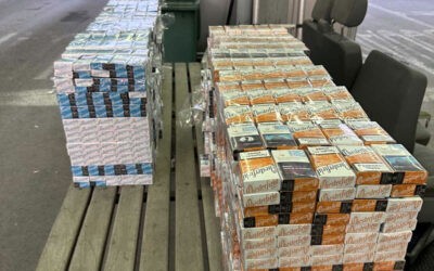 Több ezer doboz cigarettát próbáltak kicsempészni az országból Szerbcsernyénél
