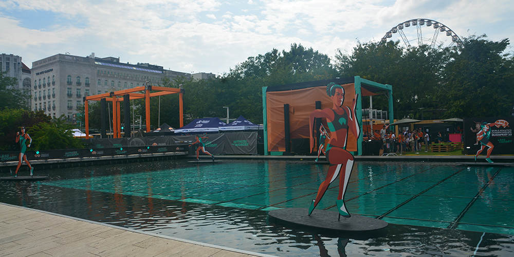 Városszerte több szurkolói pont várja az atlétika iránt érdeklődőket (Fotó: Szappanos Veronika/SZMSZ)