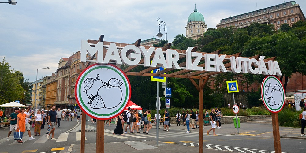 Az Ízek Utcája mindig a leglátogatottabb rendezvényhelyszín (Fotó: Szappanos Veronika/SZMSZ)