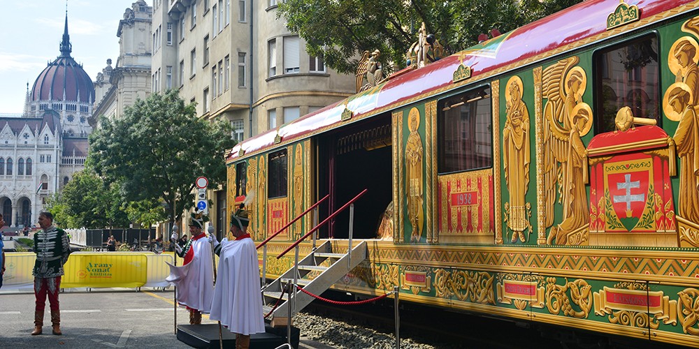 Visszatérő vendég az újraépített Aranyvonat (Fotó: Szappanos Veronika/SZMSZ)