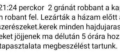 A robbanás helyszínére invitálják a polgárokat Hajdújáráson