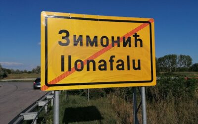 A VMDK lemosta az átfirkált helységnévtáblát