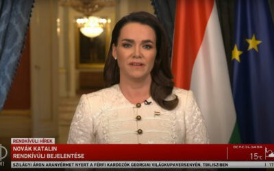 Itt a pedofilbotrányba belebukott Novák Katalin lemondóbeszéde