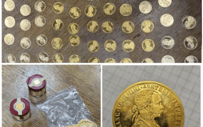 Több mint hetvenezer euró értékű aranyat foglaltak le Kelebián és Gradinán