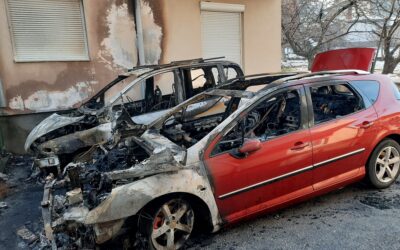 Felgyújtottak és a Dunába löktek egy autót Péterváradon