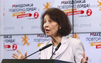 A konzervatív VMRO-DPMNE győzött az észak-macedóniai választásokon Gordana Siljanovska-Davkova nyerte az elnökválasztást