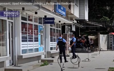 Káosz Koszovóban, fegyveres rendőrök mentek be a Szerb Postatakarék Bank kirendeltségeibe