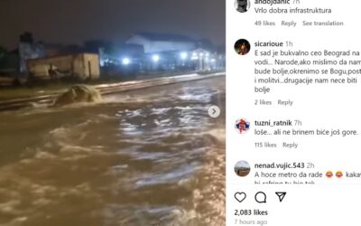 Apokalipszis Belgrádban, autóikból mentették az embereket
