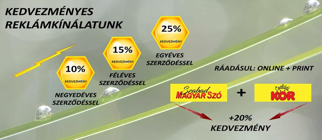 A Szabad Magyar Szó és a Családi Kör kombinált reklámkínálati kedvezményei