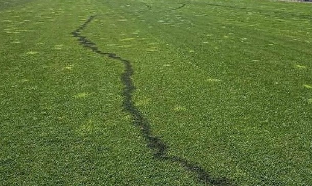 Üzemanyagot locsoltak a huligánok a pályára és azt meg is gyújtották