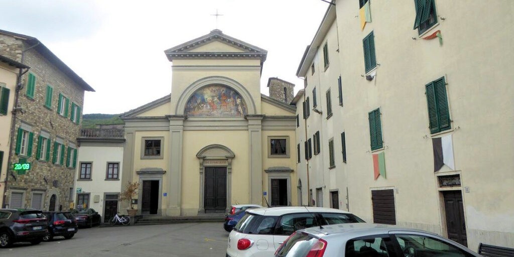 A Szent István templom homlokzata. Pieve di San Stefano (Fotó: Papp Árpád)