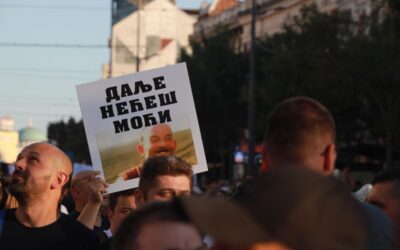 A környezetvédelmi aktivisták egy órára blokád alá vettek egy utat Szabácson