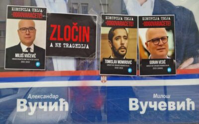 Üzenet Újvidékről a haladó kormánytagoknak: A korrupció gyilkol, felelni fogtok!