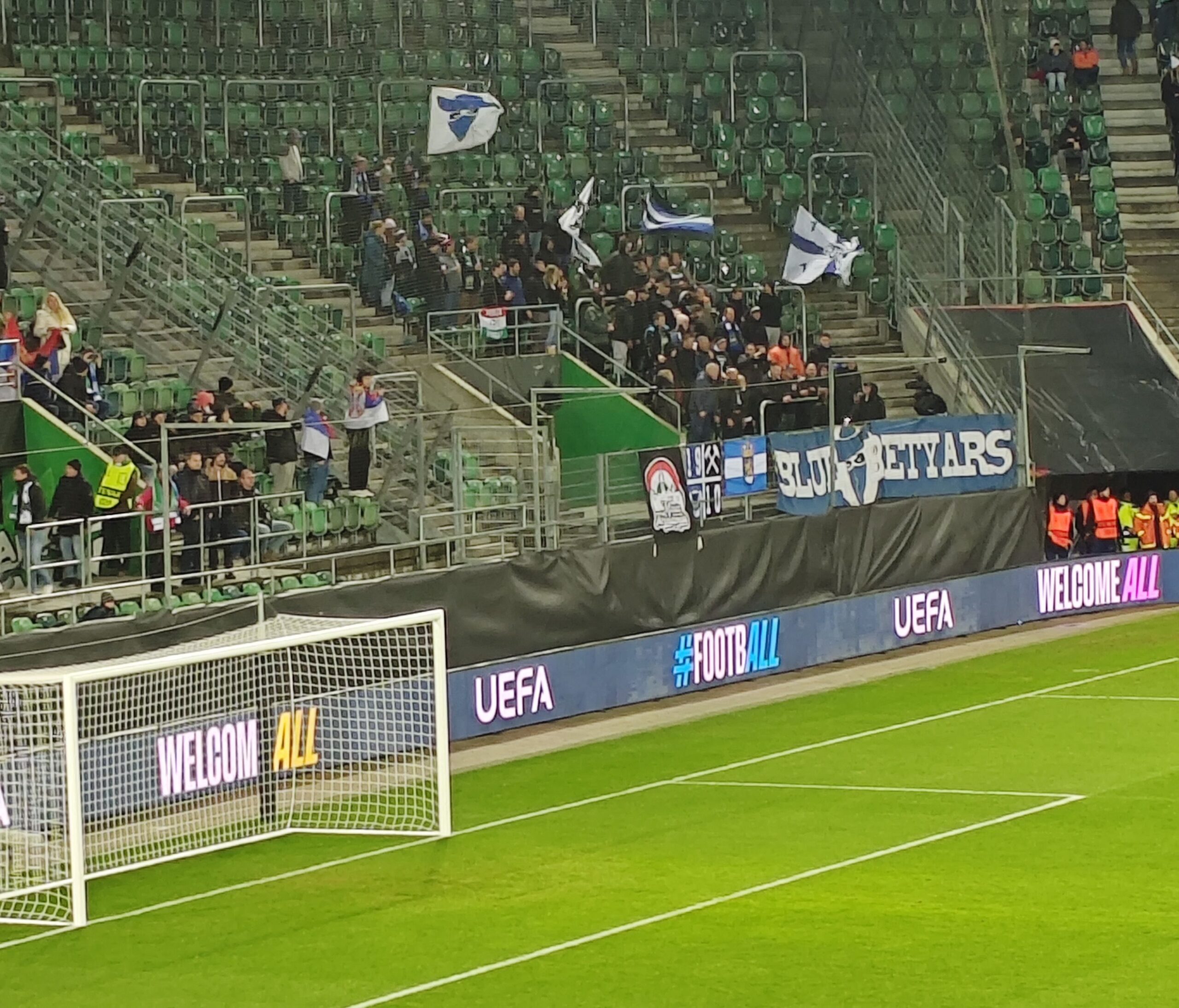 A topolyai Kék Betyárok Svájcba is elkísérték a csapatot