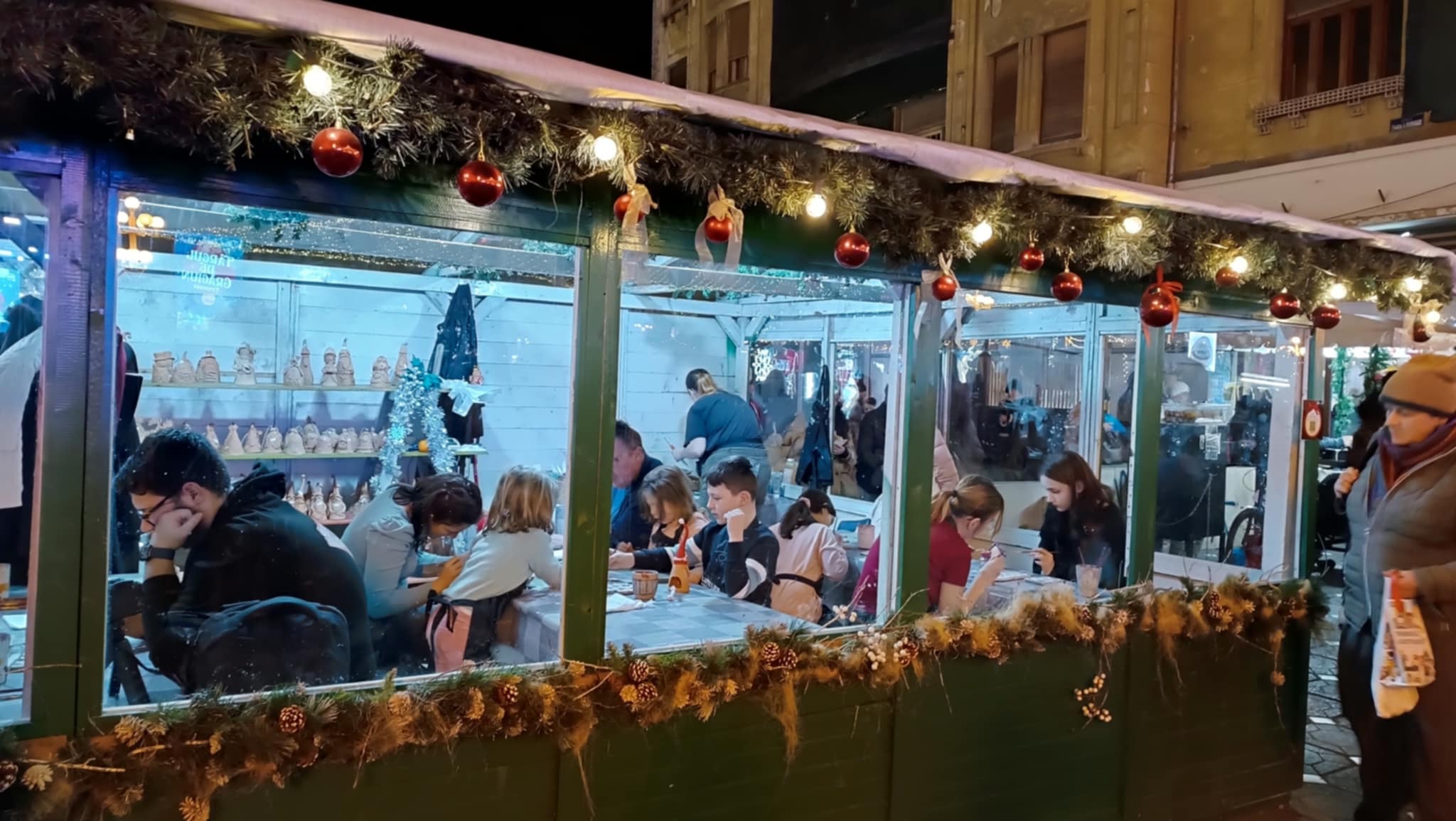 Kézműveskedni is lehetett a vásárban