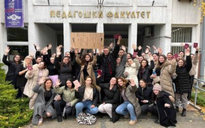 A zombori Pedagógiai Kar hallgatói is csatlakoztak a blokádhoz