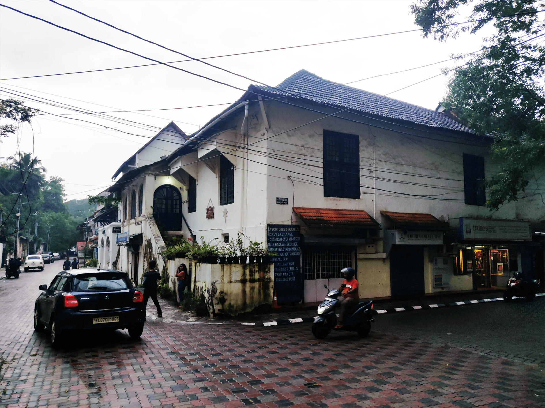 A ma már felújított alkirályi rezidencia, itt halt meg Vasco da Gama