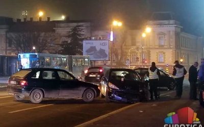 Egy hét Szabadkán: Rengeteg baleset, sok sérült, tetemes anyagi kár