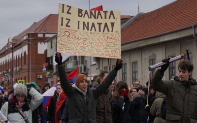Versecen tüntetnek a bánáti egyetemisták
