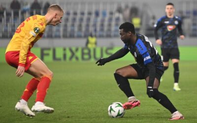 A hajrában lőtt két góllal nyert a lengyel bajnok Topolyán