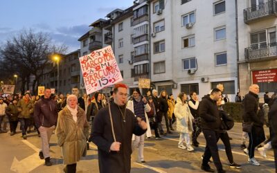Új helyszínről indul a tüntetés vasárnap Szabadkán