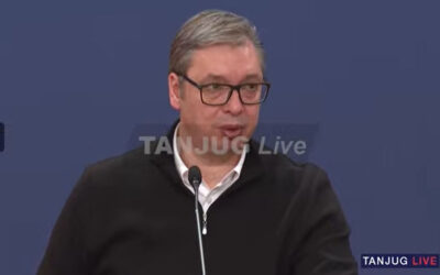 Vučić: A traktorok azért voltak, hogy megállítsák a vérengzést