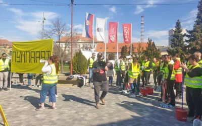 Az egyetemisták takarították fel a haladók után Nagybecskereket