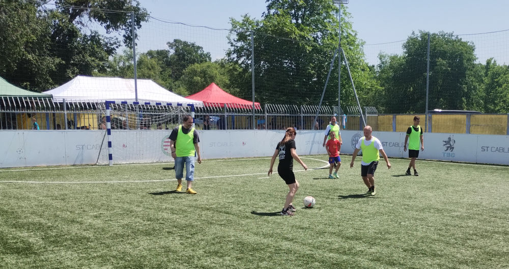 Jelenet a revümeccsről (Fotó: Szép Endre)