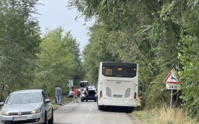 Baleset történt Szabadkán a Bajai út végén