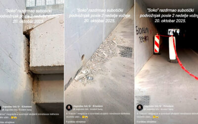 A Vasúti Infrastruktúra szerint biztonságos a szabadkai aluljáró, nincs ok aggodalomra