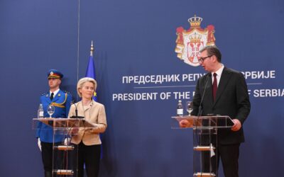 Ezt mondta Ursula von der Leyen a Vučićtyal való találkozó után